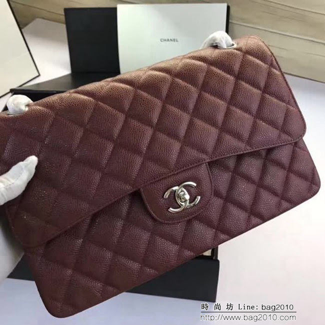 香奈兒CHANEL 升級版A1113全新經典小羊皮金銀鏈條單肩斜挎包 DSC1734